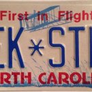 North Carolina vanity BEK STER BEKSTER license plate Beck Becky Rebecca Becca NC
