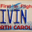 North Carolina vanity LIVING 2 Too license plate