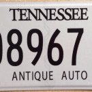 Tennessee ANTIQUE AUTO license plate CLASSIC Muscle Car Hot Rod Ford Chevy GM TN