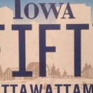 Iowa vanity 3 FIFTY Z license plate