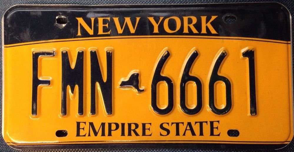 Car license. New York License Plate. New York License Plate 2000. New York car Plate. Empire State License Plate.