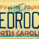 Carolina vanity RED ROCK license plate stone Color Canyon National Park Bull NC