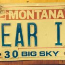 Centennial vanity HEAR IT license plate Ear Deaf Hearing ASL Sign Language Sound