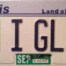 Illinois vanity BN I GL 2 license plate
