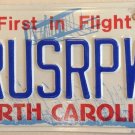 Carolina vanity PT CRUISER POWER license plate Daimler Chrysler Car Warship