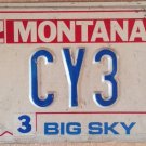 Vanity CY 3 license plate Cyrus Cyril Cycle Country City Cyber Cyberspace Cyprus