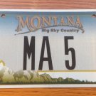 MT vanity MA 5 license plate