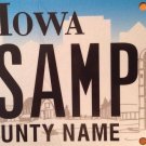 Iowa Silver Star Medal license plate
