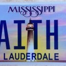 Montana vanity FAITH 7 license plate Prayer God Christ Lord Jesus Religion Pray