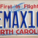 North Carolina vanity RE/MAX 100  license Plate Realtor Real Estate Agent Realty