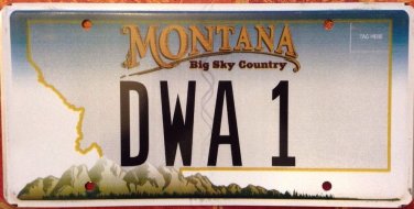 Vanity DWA 1 license plate Dave Douglas Dean Derrick Dale Darrel Derek Deborah