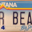 MT vanity MR BEAV BEAVER license plate Bean Narnia Mel Gibson Wild Animal Castor
