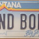 Montana vanity SECOND BORN license plate Baby Child Family Son Daughter