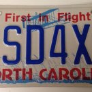 North Carolina vanity DSD 4x4 license plate Car SUV Auto