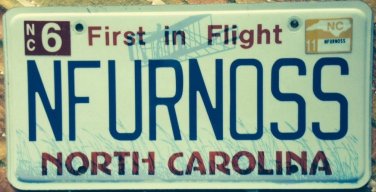 Carolina vanity INFERNOS INFERNO license plate Hell Fire Star Wars Dante Comics