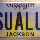 LOUISIANA State University Vanity LSU ALUMNI license plate Alumnus