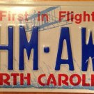 North Carolina vanity CHM AWM license Plate Charlotte Charlie Amy Andrew Alice