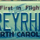 North America vanity FREYR FREYDERIC RHEA license plate Frere