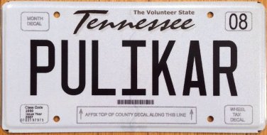 Tennessee vanity PULI CAR license plate &Aring;&nbsp;koda Lada Polski Fiat Dog Hungary Micro