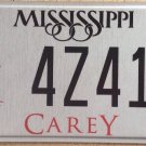 WILLIAM CAREY University Mississippi license plate College Crusaders Hattiesburg