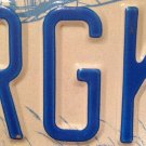 NORTH CAROLINA vanity RGK license plate