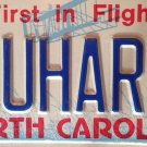 North Carolina vanity FLUHARTY picense plate