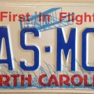 North Carolina vanity DAS MCS license plate