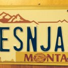 Vanity LES & JAS license plate Leslie Lester Jason Jasna Lesley Jasmine Jasper