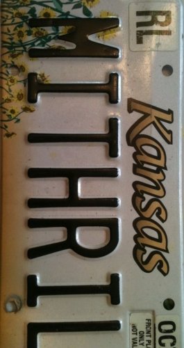 KA vanity MITHRIL license plate