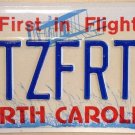 Carolina vanity RITZ FRITZ Fritzi license plate Comic Strip Nancy Carlton Aunt