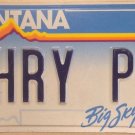 Montana vanity CHERRY PIE license plate Fruit Cake Dessert Sweet Sugar Food Meal