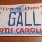 vanity V GALLO license Plate Vincent Actor Movie Goodfellows Arizona Dream Film