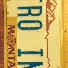 MT vanity TRO INS Instrument license plate