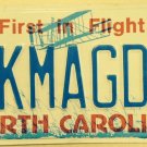 North Carolina vanity MK MAGDA license plate Magdalena