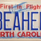 University North Carolina vanity I BE A TAR HEEL license plate UNC Rameses Heels