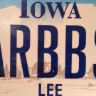 Iowa vanity BARB N license plate Barbara Barbie Sun