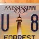 Mississippi vanity FSU 888 Florida State University license plate triple Eight 8