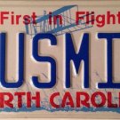 North Carolina vanity JUSMIN JASMINE license plate Flower Disney Jusmine Jasmin