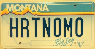 MT vanity HEART Rate NOMOgram license plate Pulse Heartbeat cardiologist Doctor