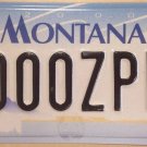 Montana vanity DOOZ PD license plate