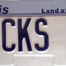 IL vanity HICKS 51 license plate Chick Film Cars Aliens Race Car Hickes Area