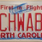 NC vanity SCHWAB license plate Charles