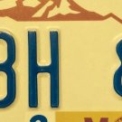 Montana Centennial vanity GH license plate