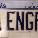 ILLINOIS vanity Failure Analysis ENGineering license plate