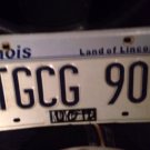 Illinois vanity TG CG 90 license plate