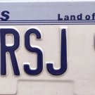 Illinois vanity JBR SJ 93 license plate 1993 Jack John Jill Jonathan Joseph Joe Jorge