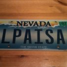 Nevada vanity eL PAIS A license plate
