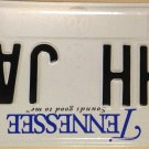 Tennessee vanity WHH JAH license plate William Walter Wayne Wesley Willie Warren