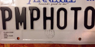 TennessTennessee vanity PM PHOTO license plate Photoshop Picture Studio Photography