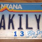Vanity JAKILYN JACLYN JACKLYN license Plate Jakilynn Jacqueline Jacquelyn Jackie